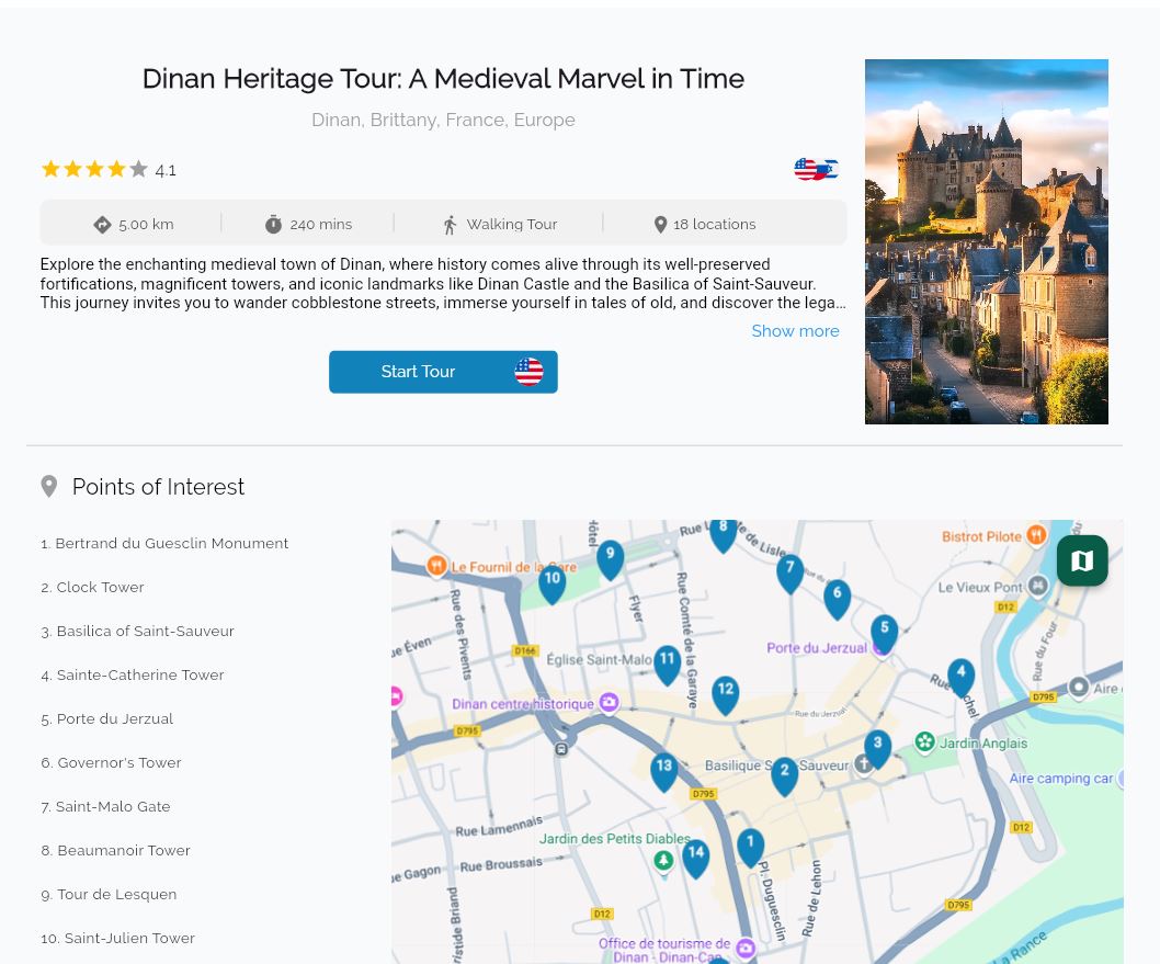 Dinan Heritage Tour: A Medieval Marvel in Time